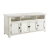 Nantucket 65" Solid Wood TV Stand Antique White - Martin Svensson Home - 2 of 4