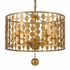 Crystorama Lighting Layla 5 - Light Chandelier in  Antique Gold - 2 of 4