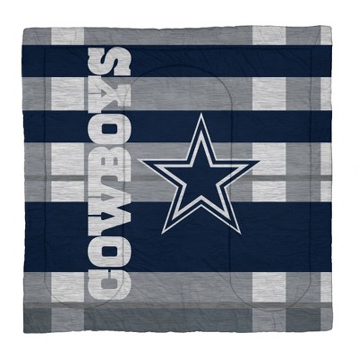 NFL Dallas Cowboys Heathered Stripe Queen Bed in a Bag - 3pc — фото 2