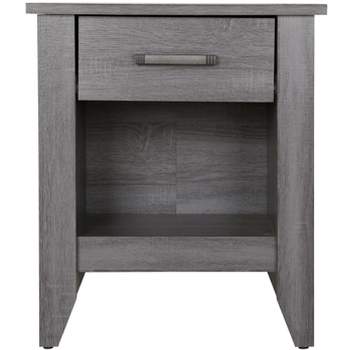 Passion Furniture Lennox 1-Drawer Nightstand (24 in. H x 21 in. W x 18 in. D)