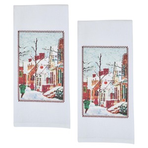 Park Designs Village Shoppes Patch Dishtowel Set of 2 - 1 of 4