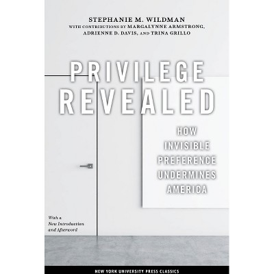 Privilege Revealed - (Critical America) by  Stephanie M Wildman (Hardcover)