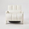 Maliang Modern Upholstered Accent Chair with Back Pillow - 2 of 4