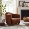 Art Leon Leather Accent Chair with Quilted Design for Timeless Comfort - 2 of 4