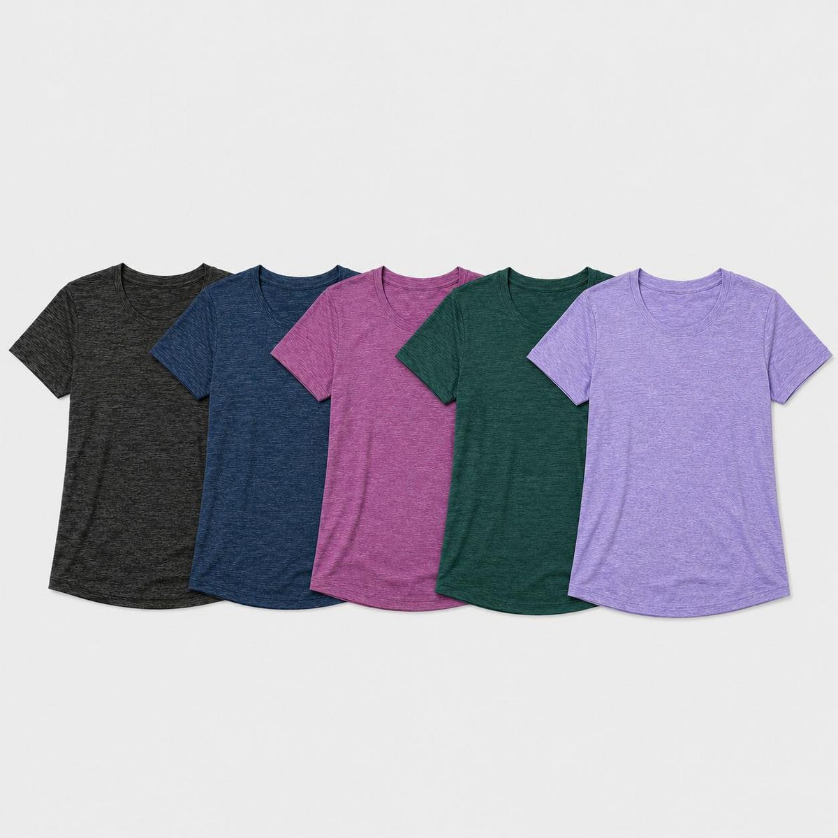 Beverly Hills Polo Club Women's 5-Pack Performance T-Shirt (S-XL)