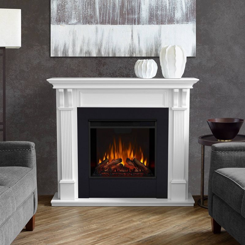 Real Flame Ashley Electric Fireplace White, 3 of 11
