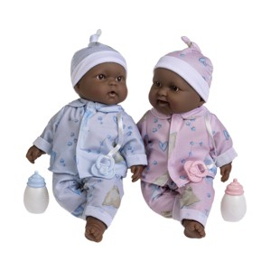 JC Toys Lots to Cuddle Babies 13" Doll Twin Set - 1 of 4