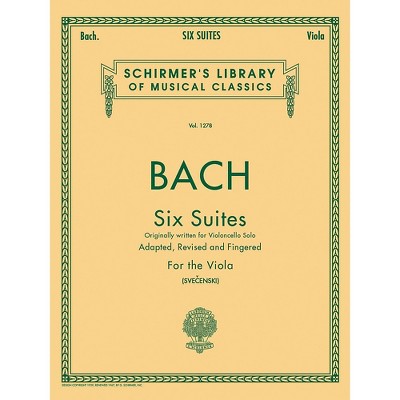 G. Schirmer 6 Suites for Unaccompanied Viola Originally for Violoncello By Bach