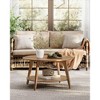 Round Coffee Table, 32''Circle Coffee Tables with 2-Tier Storage Shelf, Easy to Assemble for Living Room - 2 of 4