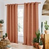 Deconovo Recycled Bohome Rattan Room Darkening Curtains (2 Panels) - 4 of 4