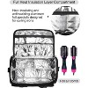 Professional Hairdressing Bag with 4 small bag, Toiletry Travel Bag, Cosmetics Beauty Hairdresser Bag with Shoulder Strap, Hair Makeup Salon - 3 of 4