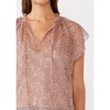 Women's Ruffle Top With Spaghetti Neck Tie - LOVESTITCH - 4 of 4