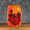 Stony Creek 5.5 Inch Spooky Neighborhood Pre-Lit Small Vase Halloween Haunted House Moon Novelty Sculpture Lights - 2 of 4
