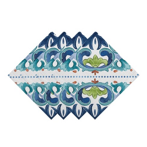 Blue & White Tile - 4PK Coaster Set