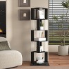 Hommoo 5 tier Rotating Bookshelf - image 4 of 4