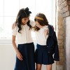 Hope & Henry Girls' Ponte Drop Waist Pleated Uniform Skort, Kids - image 4 of 4