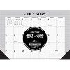 Willow Creek Press Pinstripe Academic July 2025 - June 2026 17"x12" Small Monthly Deskpad Calendar - 3 of 4