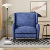 Textured Fabric Pushback Recliner Chair for Adults, CENGHU Accent Chair for Living, Upholstered Armchair, Mid Century Modern Single Sofa Chair - 2 of 4