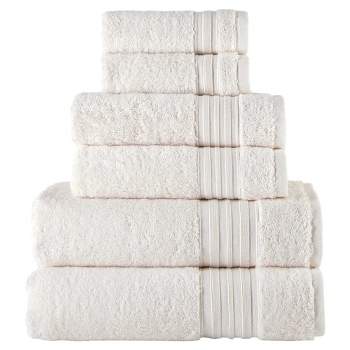 Laural Home Ivory Spa Collection 6-Pc. Cotton Towel Set