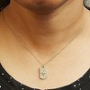 Haus of Brilliance 18K Yellow Gold Plated Silver 3/8 Cttw Diamond North Star Dog Tag Pendant - 3 of 4