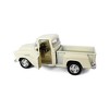 KiNSMART 1955 Chevrolet Stepside Pickup Truck 5 Inch 1:32 Scale Die Cast Metal Little Truck (White) - 2 of 4