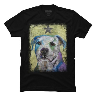 Men's Design By Humans PIT BULL TERRIER By creese T-Shirt