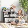 Qaba Toy Organizer with 6 Storage Bins, Kids Storage Unit for Bedroom, Kids Room, 25" x 12" x 26" - 3 of 4