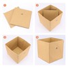 REGALWOVEN Fabric Collapsible Spacious Capacity Reinforced MDF Bottom Open Storage Bins 11*11*11in 3 Pcs - 3 of 4
