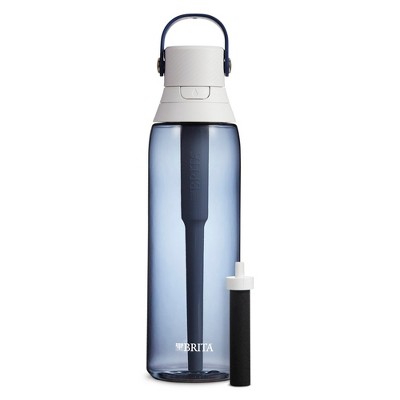Brita Water Bottle Plastic Water Bottle with Water Filter