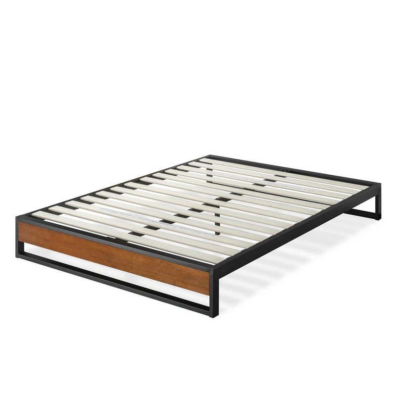 Suzanne Platform Bed Frame without Headboard Black - Zinus, 4 of 5