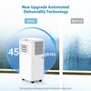 8000 BTU Portable Air Conditioner, 3-in-1 Cooling, Fan & Dehumidifier,  Quiet Operation with Remote & Sleep Mode, Easy Setup with Window Kit - 4 of 4