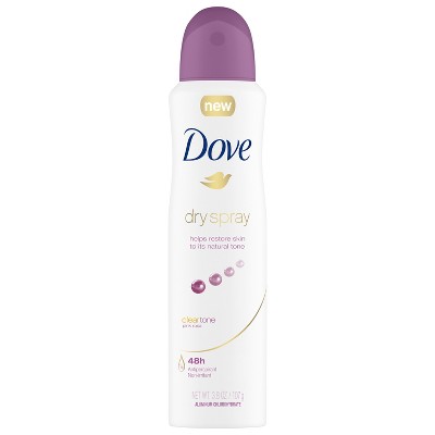 Dove Clear Tone Pink Rosa 48-hour Antiperspirant & Deodorant Dry Spray ...