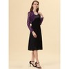 INSPIRE CHIC Women's Elegant Sheer Floral Lace Crop Bolero Shrug - 2 of 4