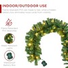 Best Choice Products 9ft Pre-Lit Christmas Garland, Battery Powered Decoration w/ 100 Lights, 180 Tips, Pine Cones - image 4 of 4