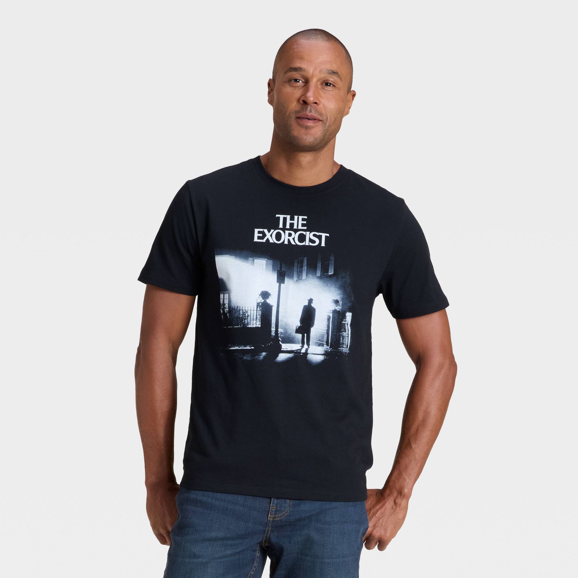 Men's Exorcist Short Sleeve Graphic T-Shirt - Goodfellow & Co™ Black