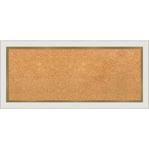 Amanti Art Eva Narrow Framed Corkboard, Natural Cork - 1 of 4