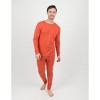 Leveret Matching Family Pajamas – Solid Orange – 100% Cotton – Customizable for Personalization - 2 of 4