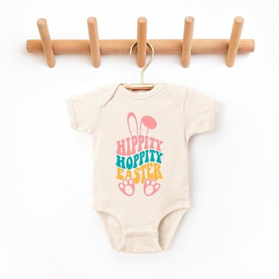 The Juniper Shop Hippity Hoppity Easter Baby Bodysuit