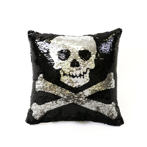 Lush Decor Halloween Elements Decorative Pillow, 18 x 18 - Black