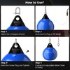 Costway 18'' 110Lbs Heavy Water Filled Punching Aqua Training Boxing Bag Home Gym Hook Black/Red/White/Blue - 4 of 4
