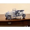 HomeRoots 8" Silver Metal Hand Painted Model Car Tabletop Sculpture - 2 of 4