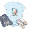Simply Sage Market Wild Blue Yonder Short Sleeve Tee - M - Ice Blue - 3 of 4