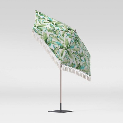 9' Round Patio Umbrella DuraSeason Fabric™ Vacation Tropical - Threshold™