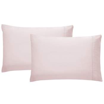 Laura Ashley Norella 100% Cotton Percale- 2 Piece- Pillowcase Pink : Target