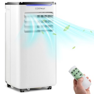 Costway 5200 BTU (8000 BTU ASHRAE) Portable Air Conditioner 3-in-1 AC Unit w/ Cool Dehum Fan Sleep Mode - 1 of 4
