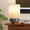 Ceramic Table Lamp with Wood Base - Threshold™ - image 2 of 4