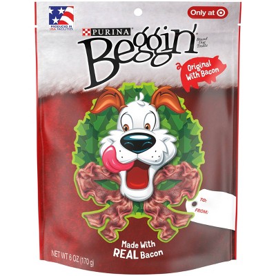 Beggin' Holiday Stocking Bacon Chewy Dog Treats - 6oz