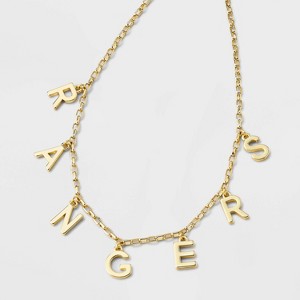 Bijoux Sport by Luv Aj MLB Gold Charm Letter Necklace - 1 of 4