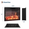 Garvee 23 Inch Recessed Fireplace, Wall Mounted, Ultra Thin, 12 Flame Colors,Quiet Operation, for Living Room, Bedroom, Home Decor - 4 of 4