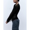 Women See Through Tops Long Sleeve Crew Neck Summer Sheer Blouse Sexy Shirt Party Club Night - 2 of 4